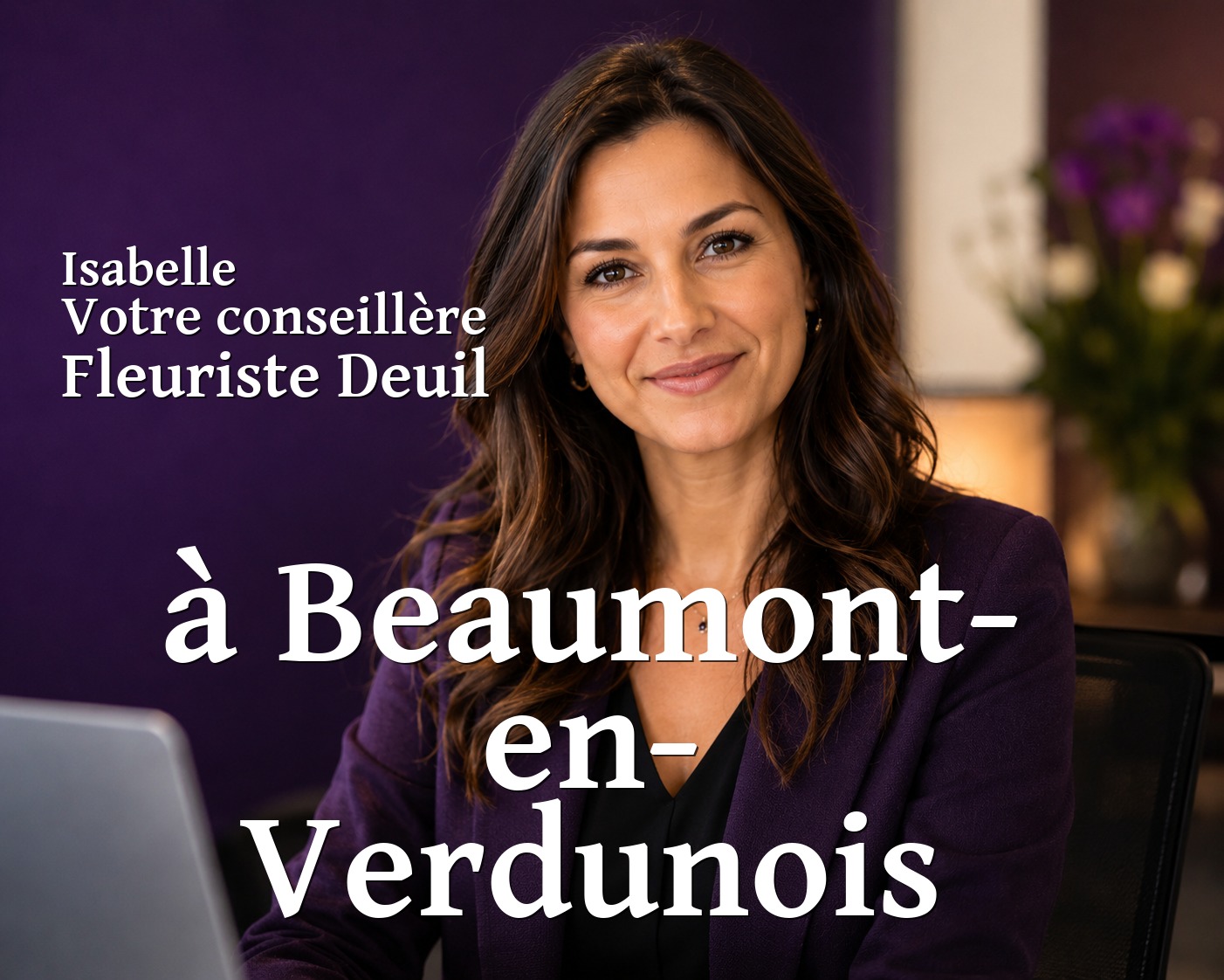 Isabelle, votre conseillère Fleuriste Deuil à Beaumont-en-Verdunois