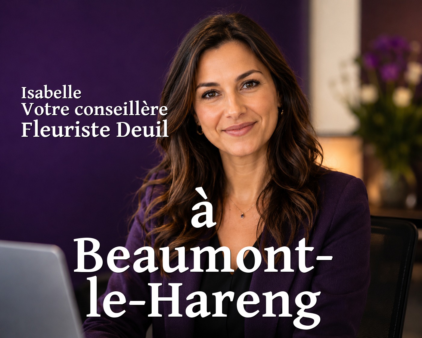 Isabelle, votre conseillère Fleuriste Deuil à Beaumont-le-Hareng