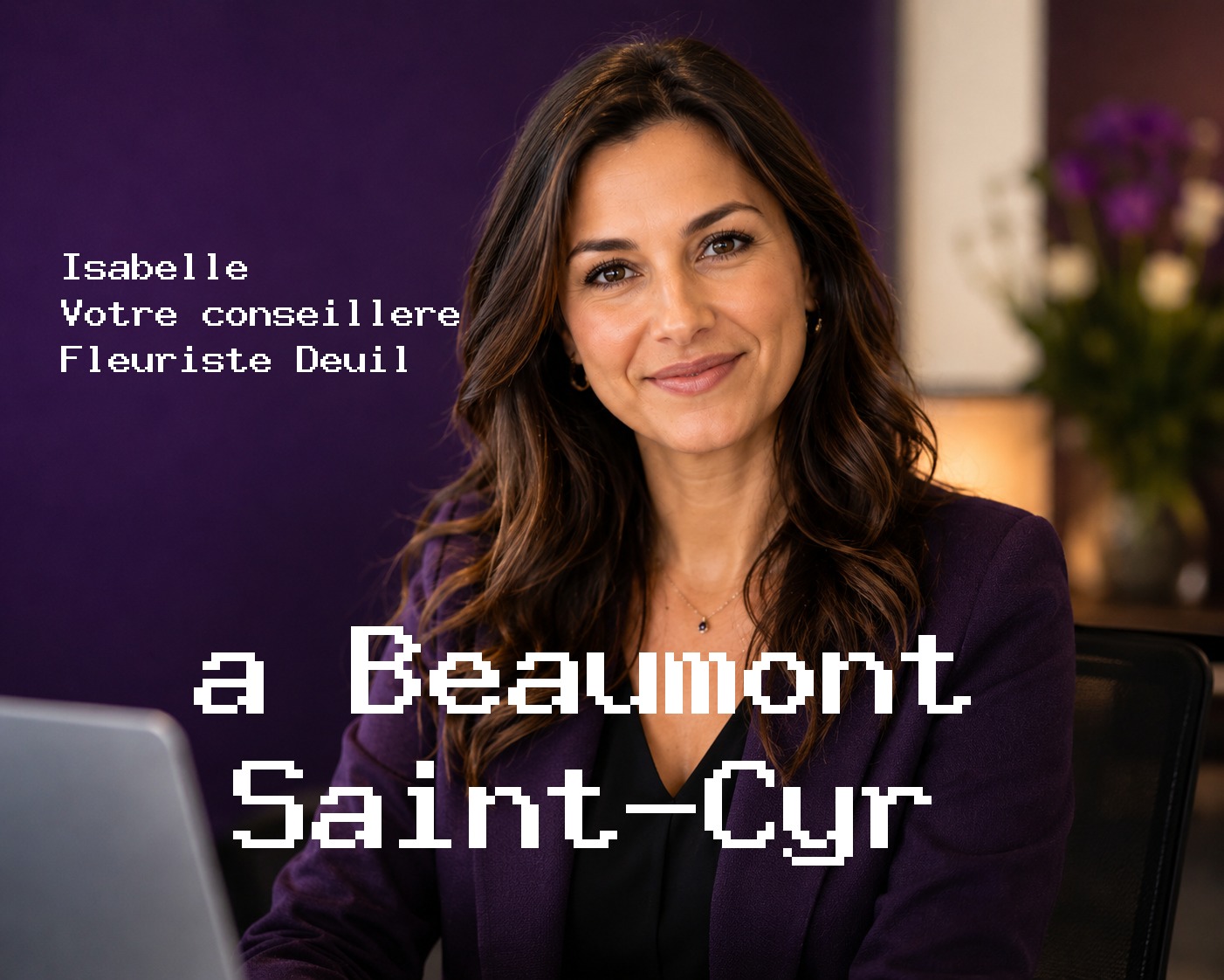 Isabelle, votre conseillère Fleuriste Deuil à Beaumont Saint-Cyr