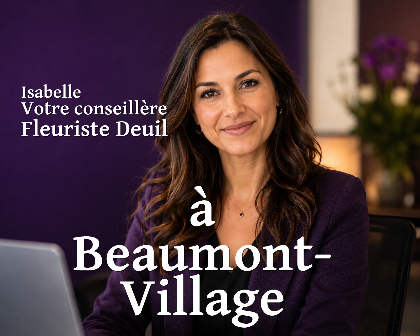 Isabelle, votre conseillère Fleuriste Deuil à Beaumont-Village