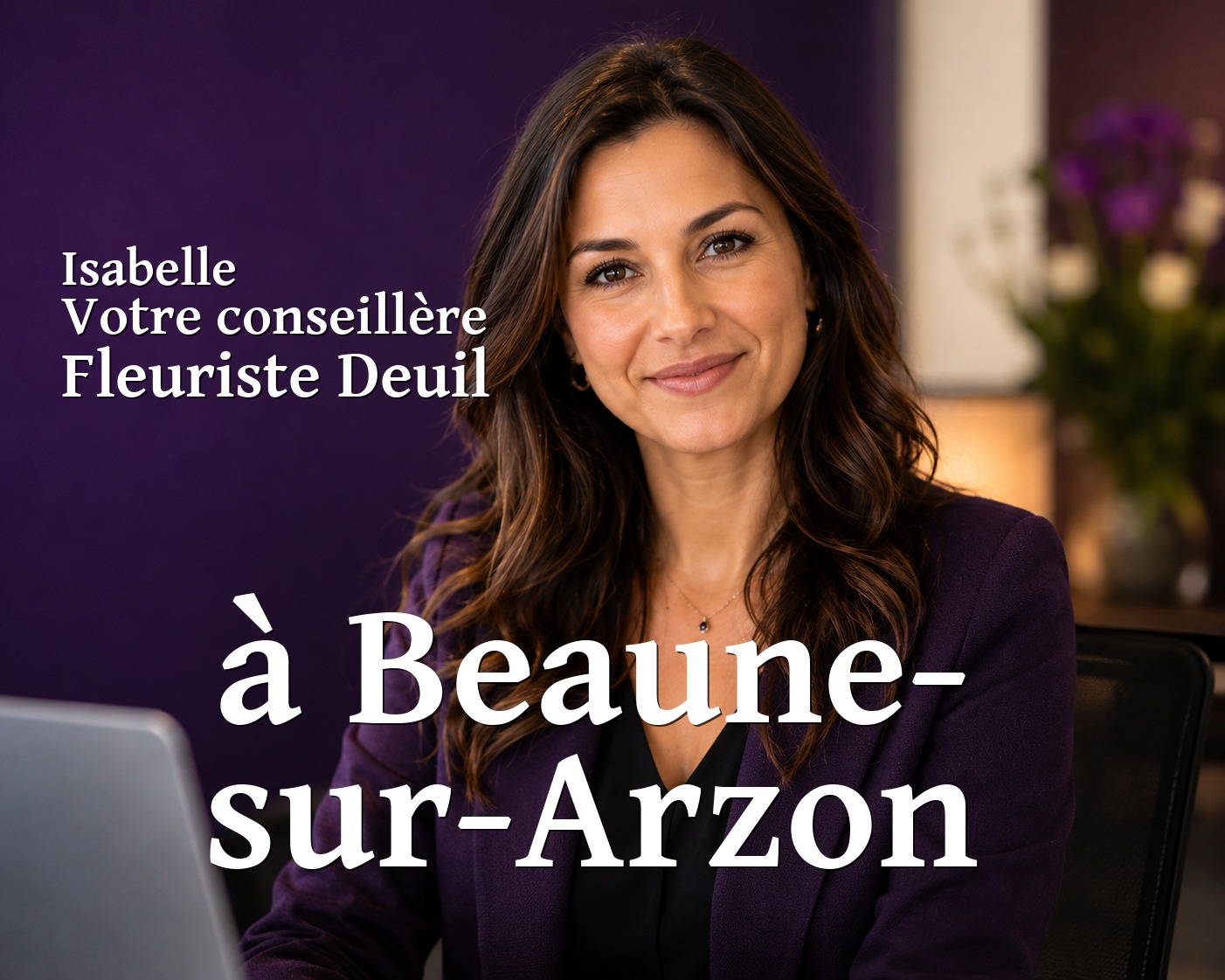 Isabelle, votre conseillère Fleuriste Deuil à Beaune-sur-Arzon
