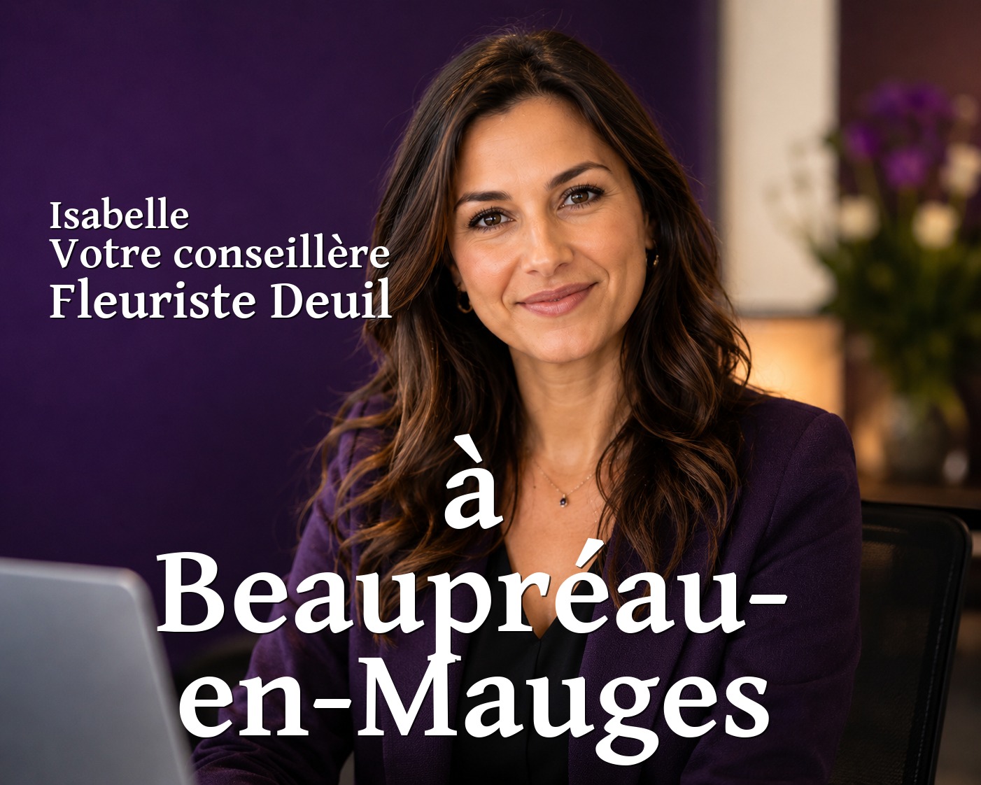 Isabelle, votre conseillère Fleuriste Deuil à Beaupréau-en-Mauges