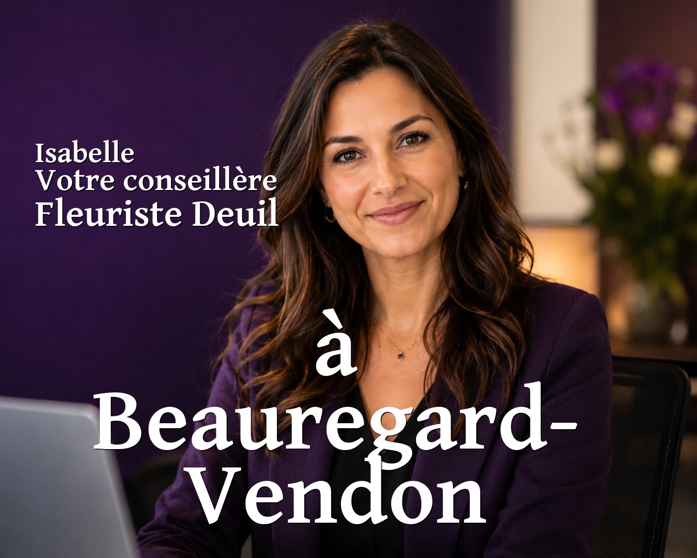 Isabelle, votre conseillère Fleuriste Deuil à Beauregard-Vendon