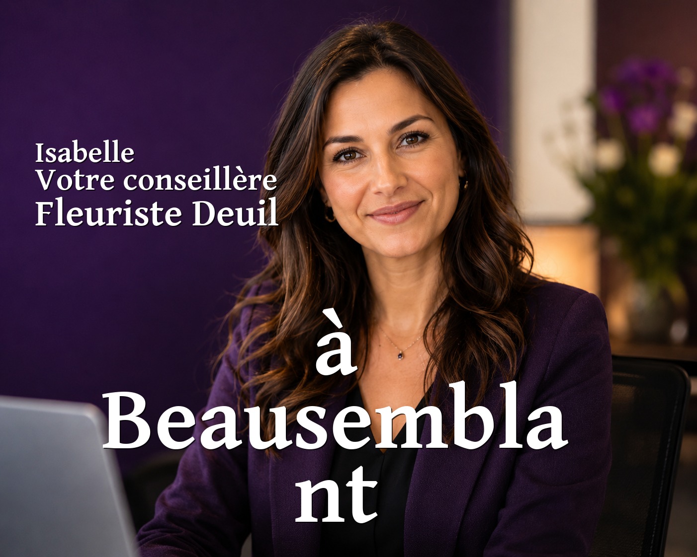 Isabelle, votre conseillère Fleuriste Deuil à Beausemblant