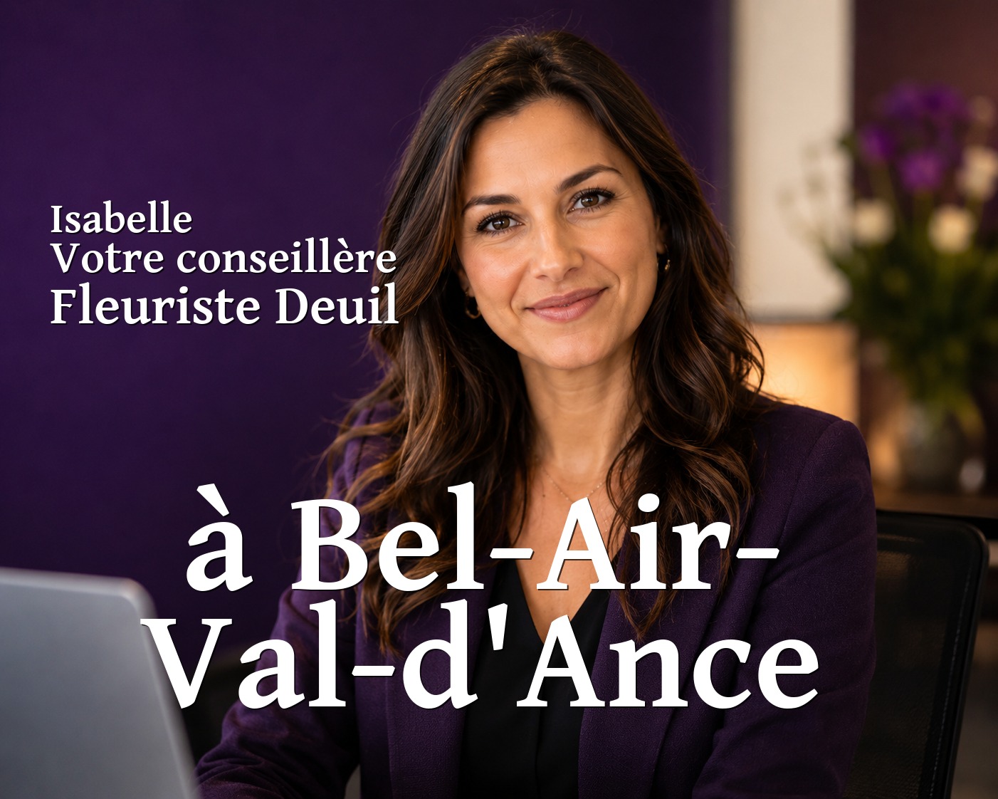 Isabelle, votre conseillère Fleuriste Deuil à Bel-Air-Val-d'Ance