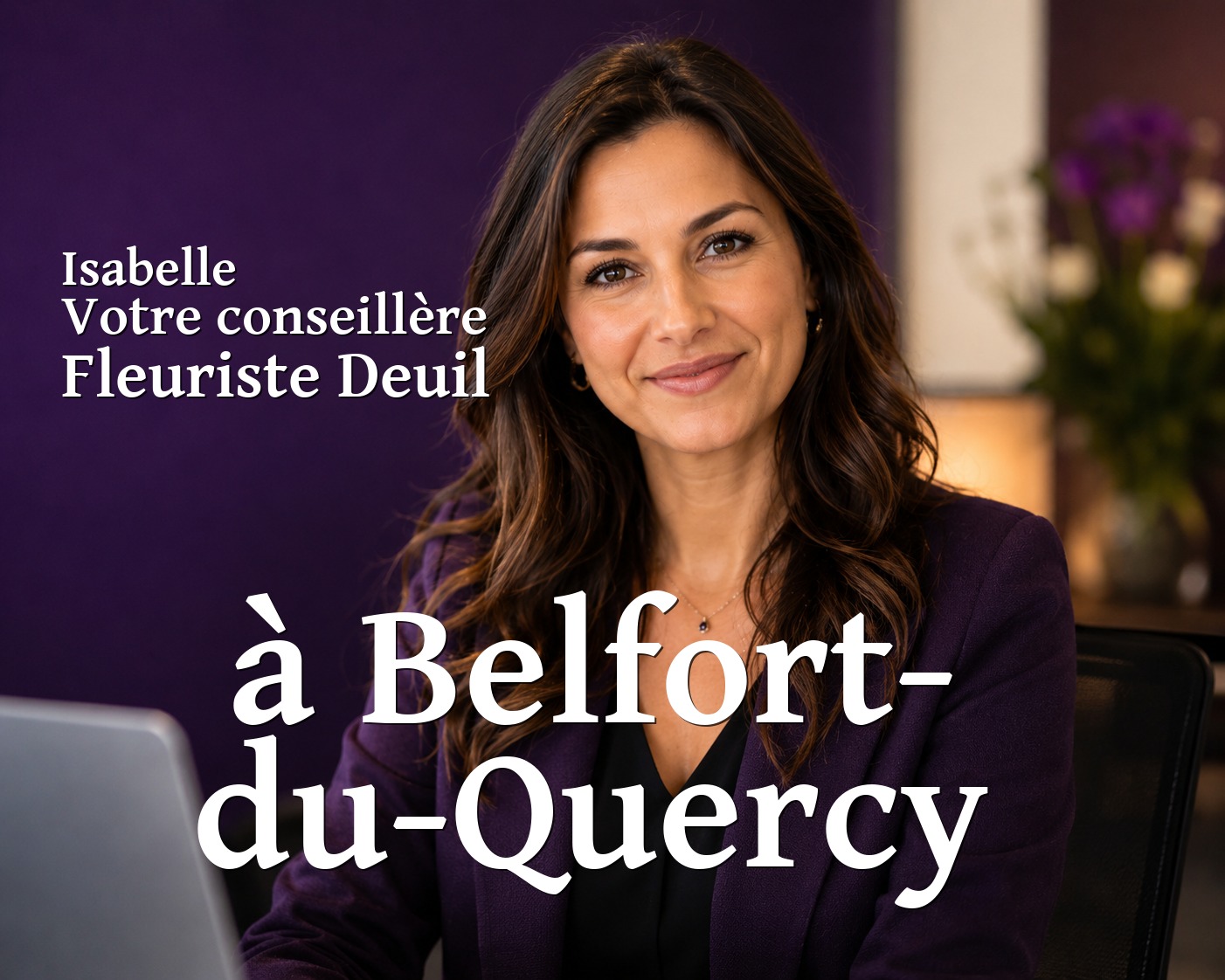 Isabelle, votre conseillère Fleuriste Deuil à Belfort-du-Quercy