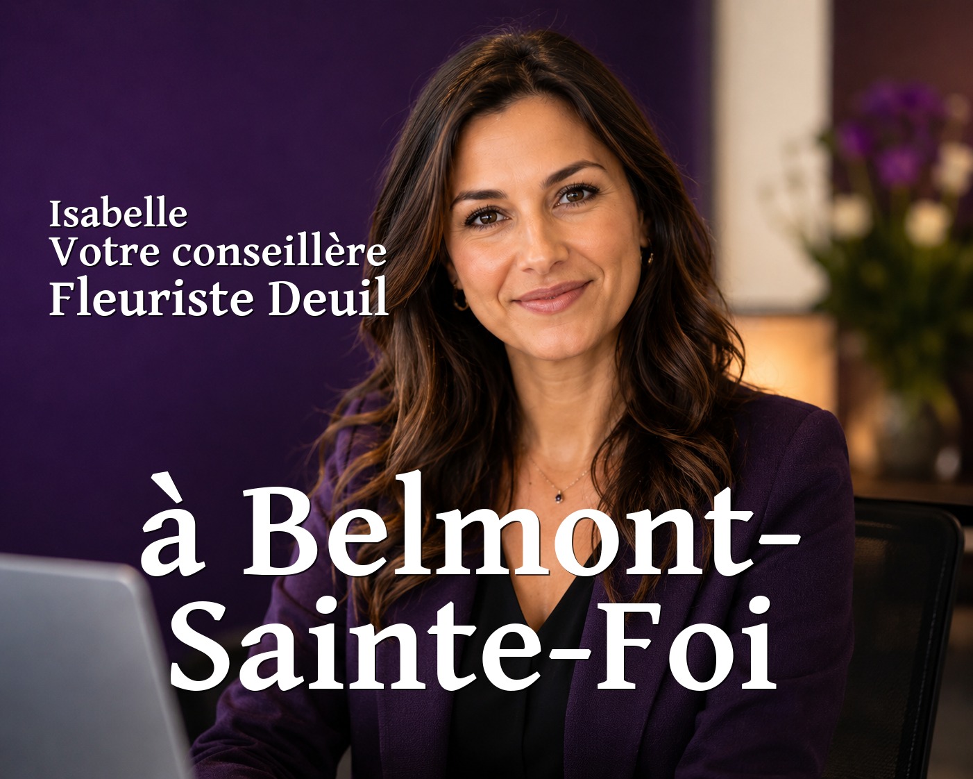Isabelle, votre conseillère Fleuriste Deuil à Belmont-Sainte-Foi
