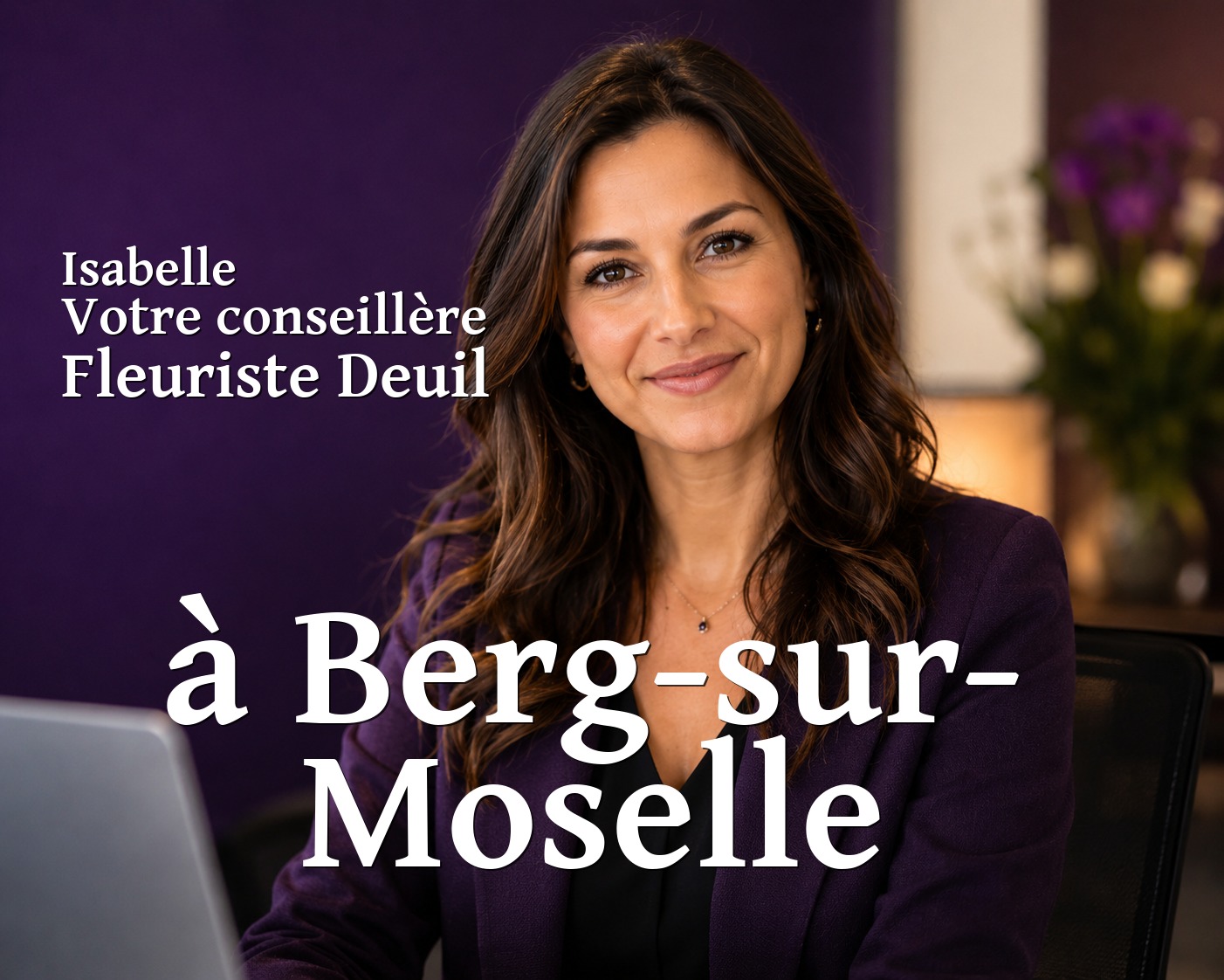 Isabelle, votre conseillère Fleuriste Deuil à Berg-sur-Moselle