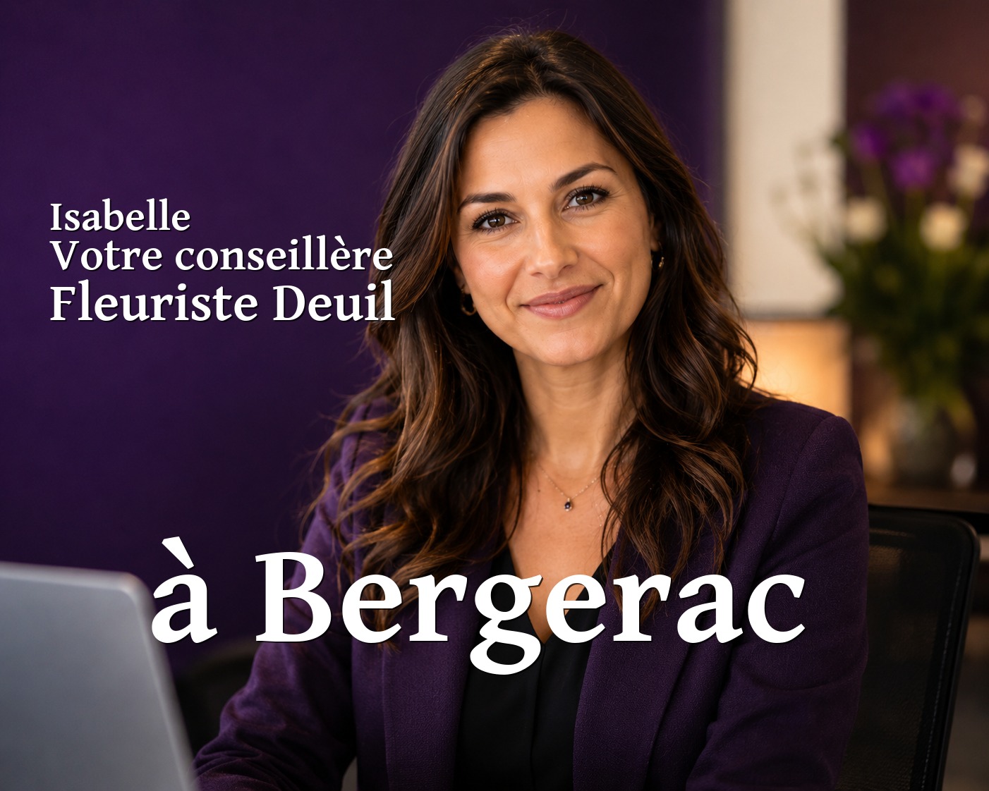 Isabelle, votre conseillère Fleuriste Deuil à Bergerac