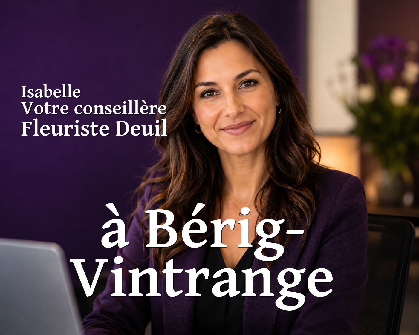 Isabelle, votre conseillère Fleuriste Deuil à Bérig-Vintrange