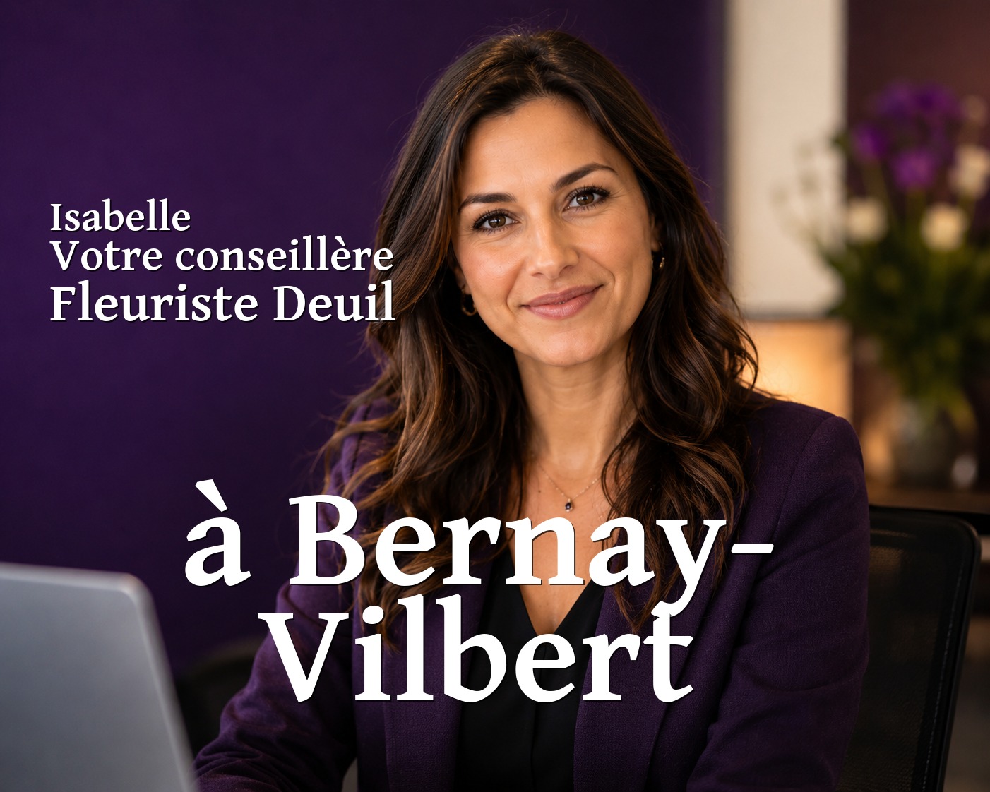 Isabelle, votre conseillère Fleuriste Deuil à Bernay-Vilbert