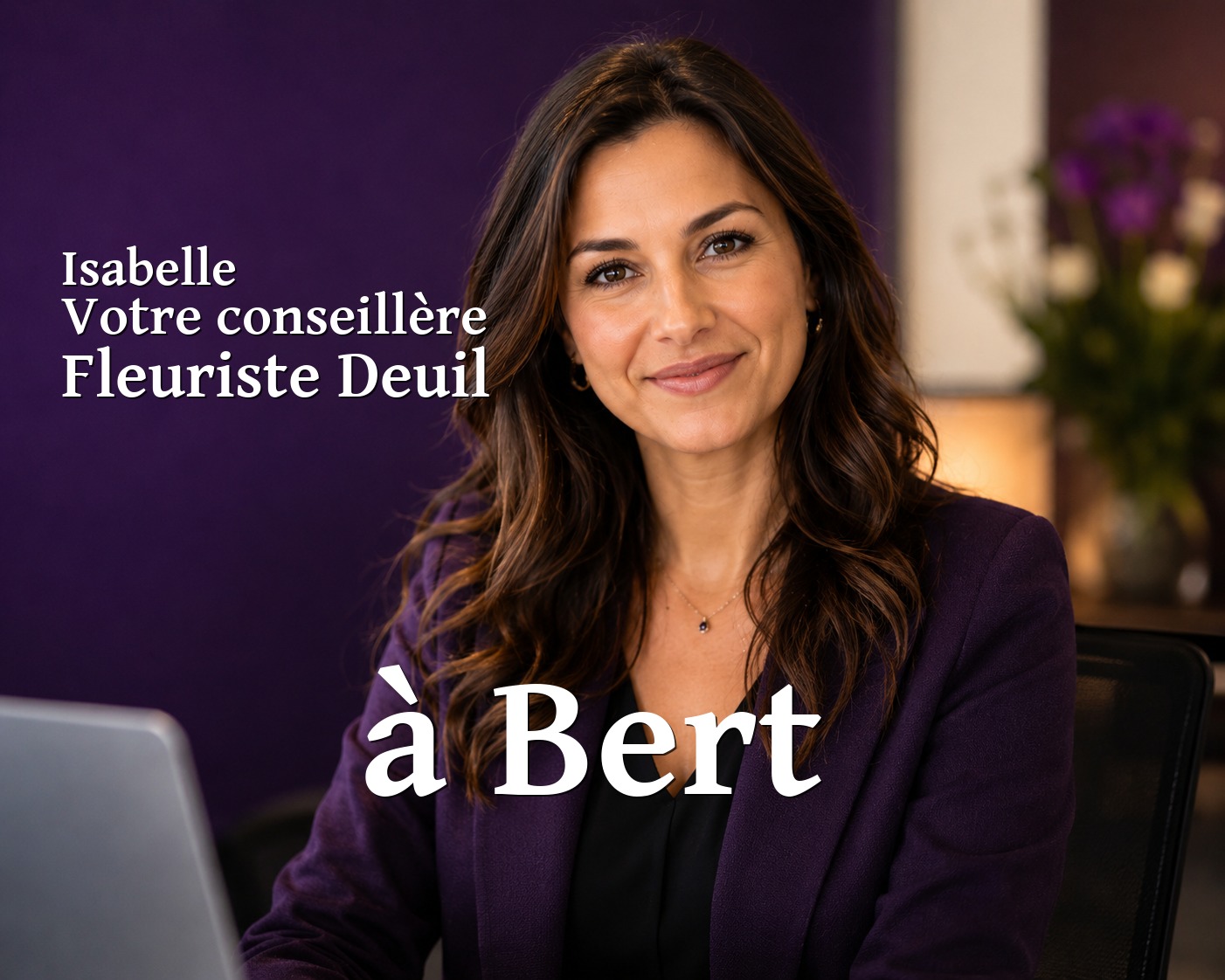 Isabelle, votre conseillère Fleuriste Deuil à Bert