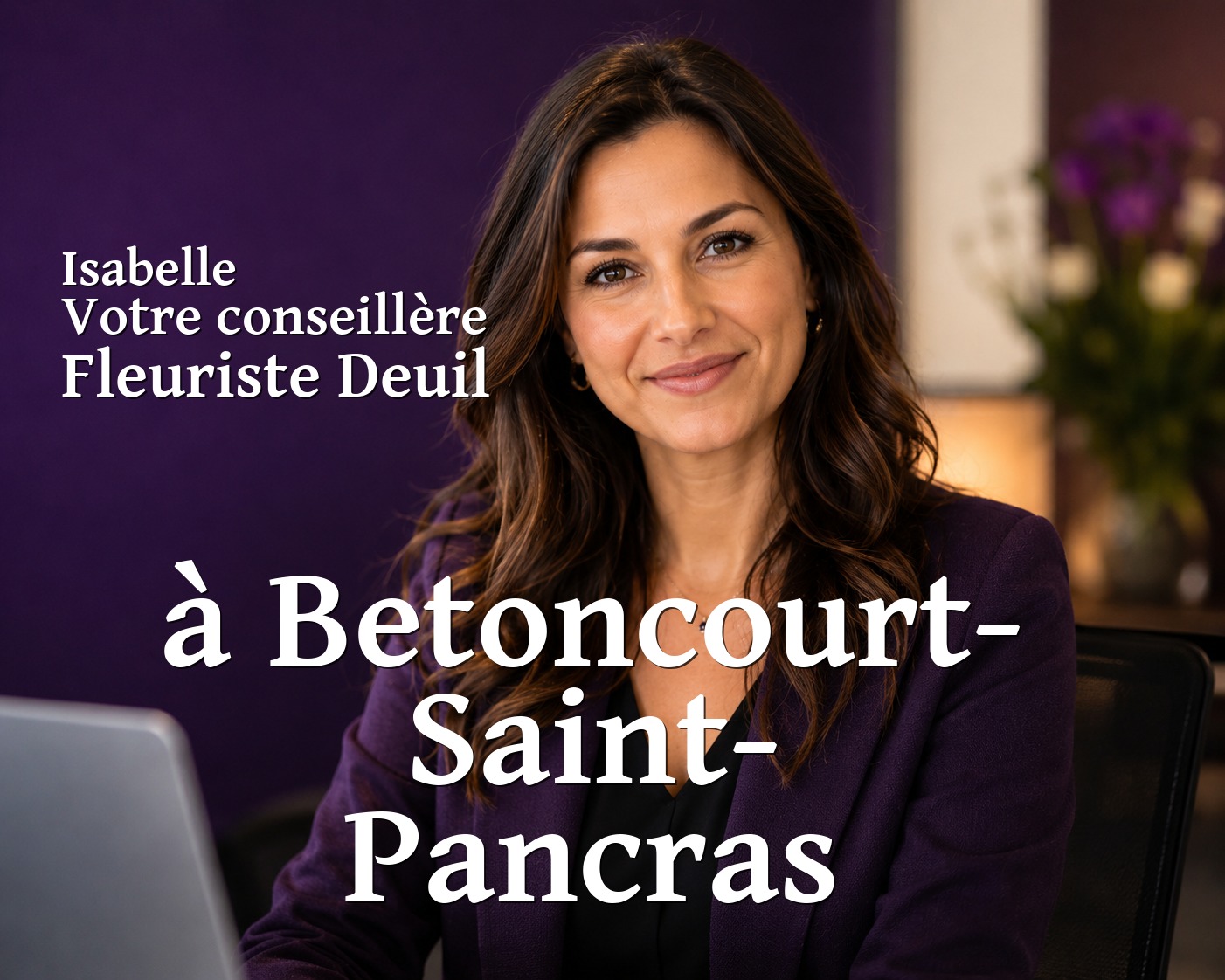 Isabelle, votre conseillère Fleuriste Deuil à Betoncourt-Saint-Pancras