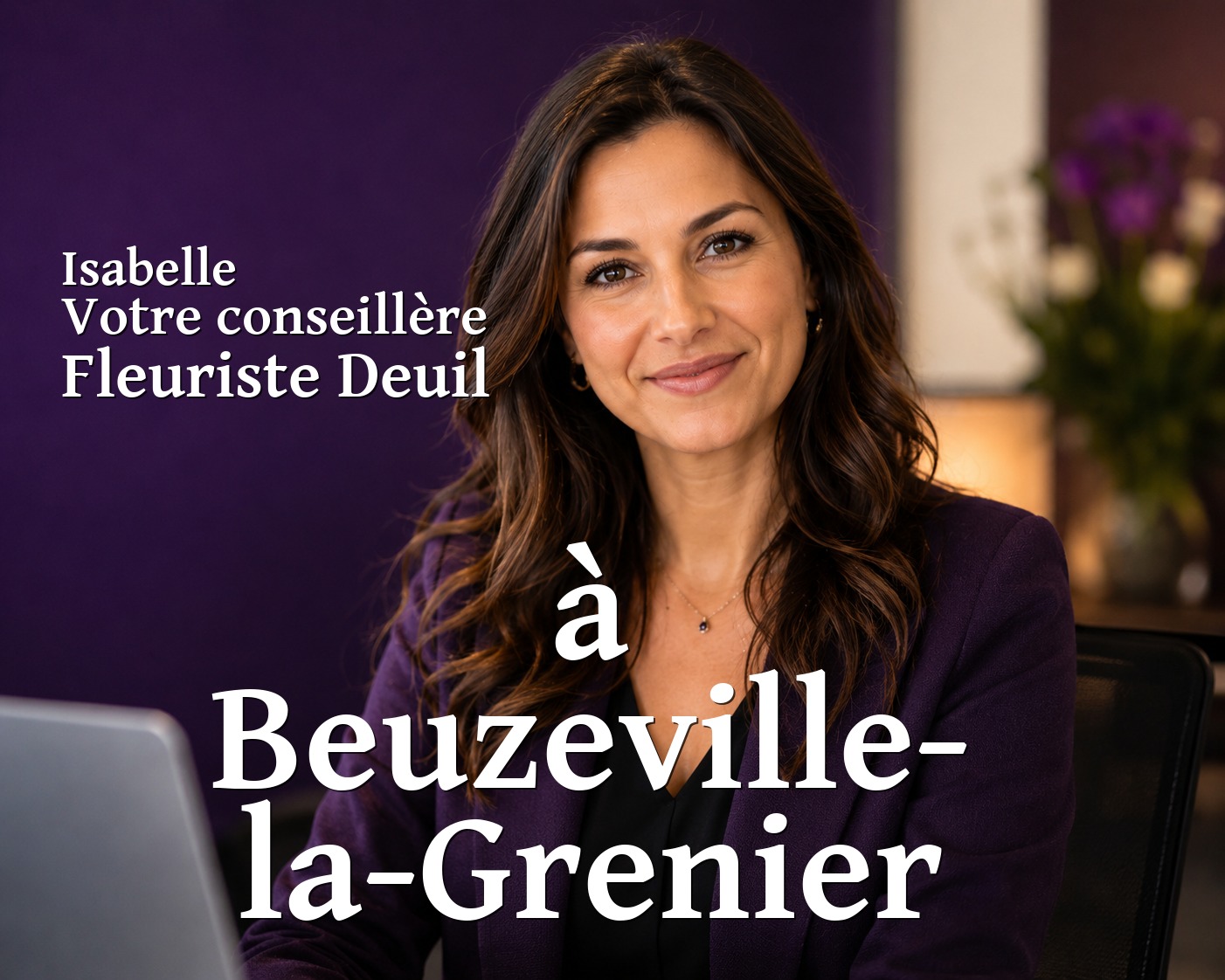 Isabelle, votre conseillère Fleuriste Deuil à Beuzeville-la-Grenier