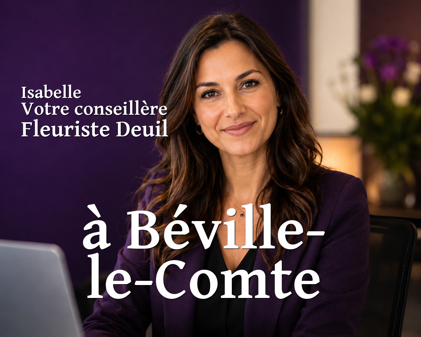 Isabelle, votre conseillère Fleuriste Deuil à Béville-le-Comte