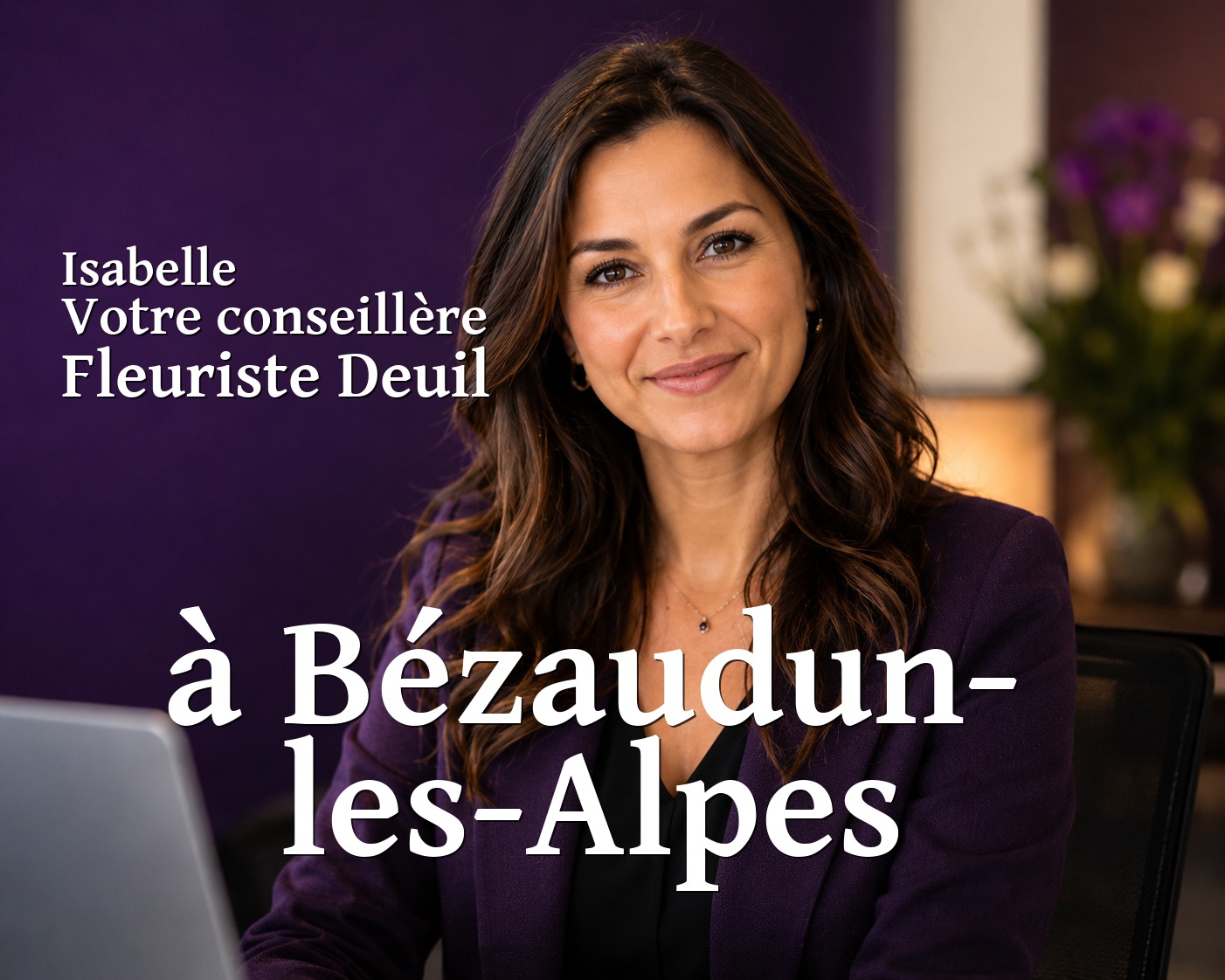 Isabelle, votre conseillère Fleuriste Deuil à Bézaudun-les-Alpes