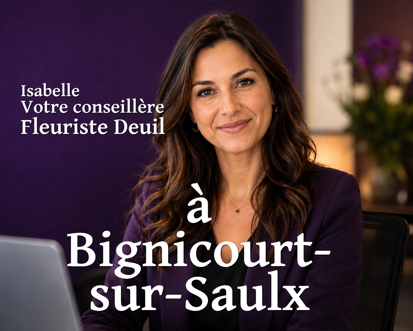 Isabelle, votre conseillère Fleuriste Deuil à Bignicourt-sur-Saulx