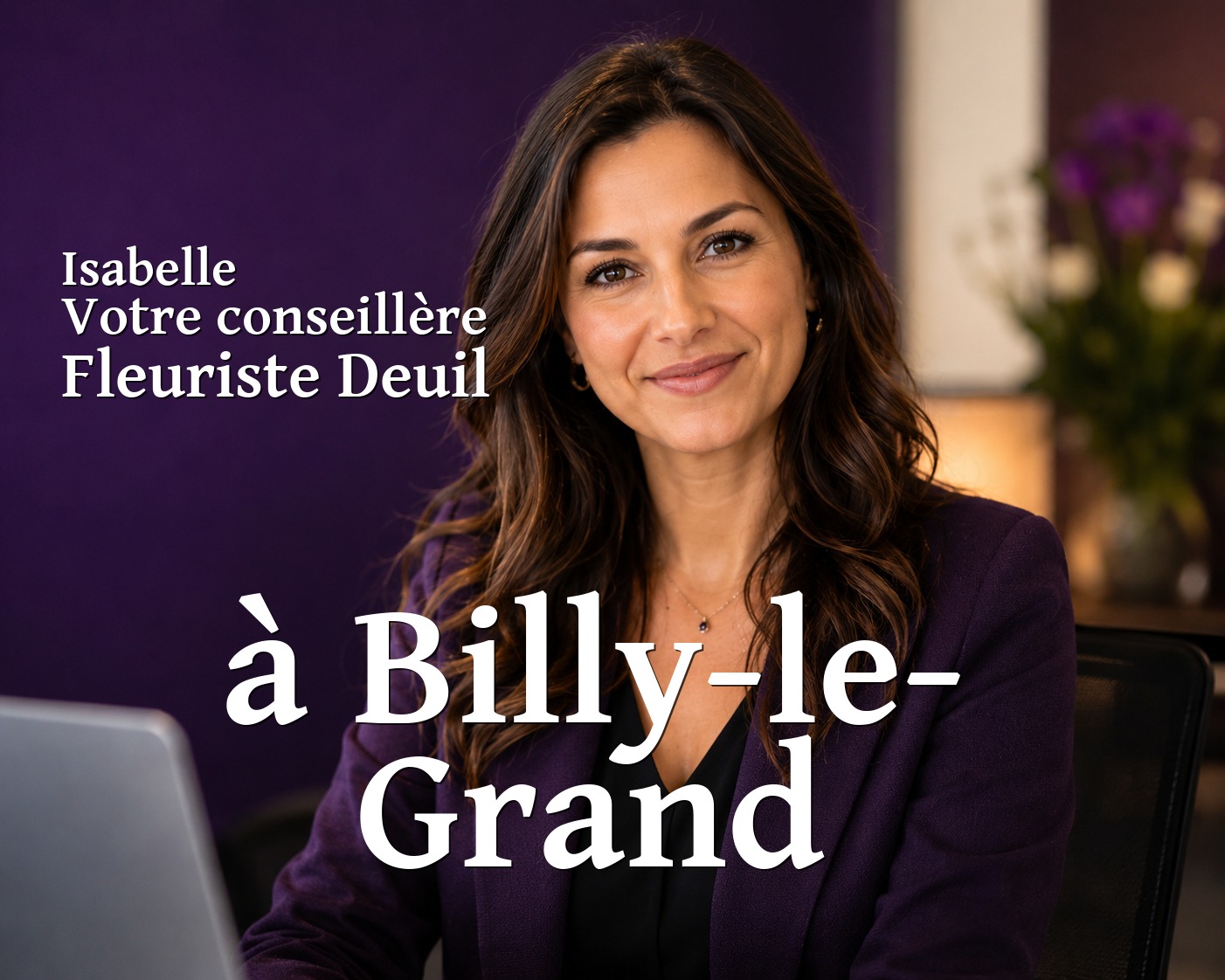 Isabelle, votre conseillère Fleuriste Deuil à Billy-le-Grand