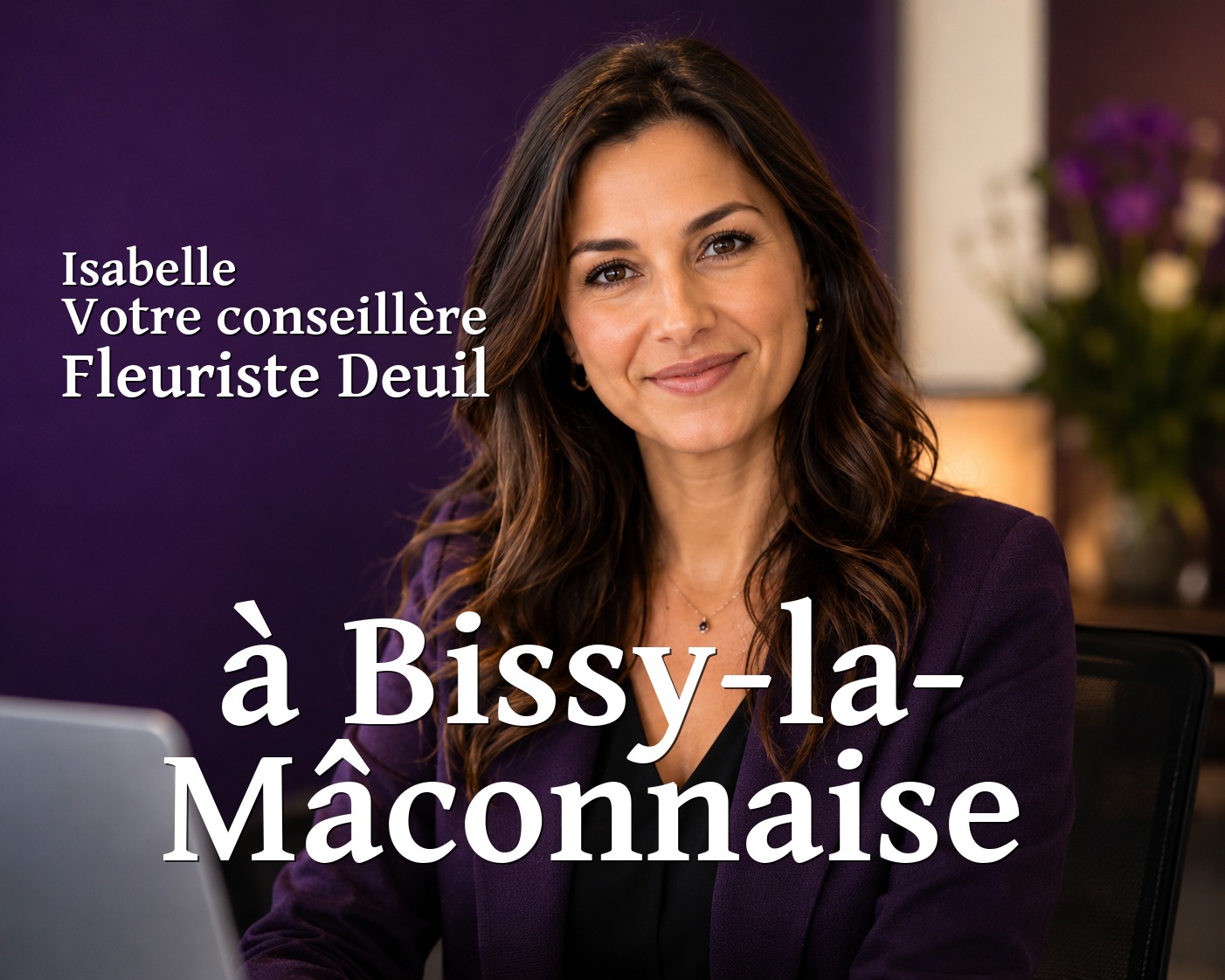 Isabelle, votre conseillère Fleuriste Deuil à Bissy-la-Mâconnaise