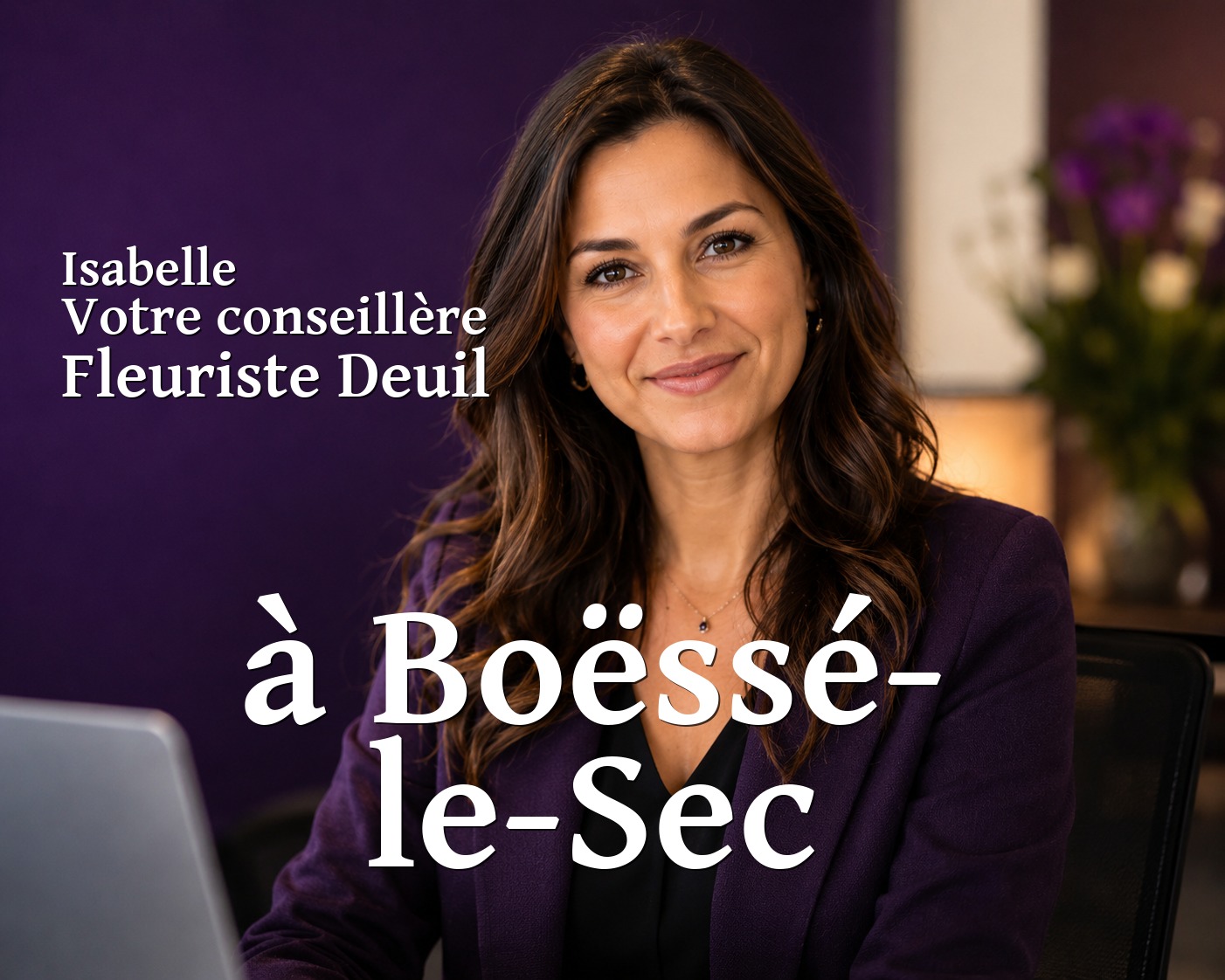 Isabelle, votre conseillère Fleuriste Deuil à Boëssé-le-Sec