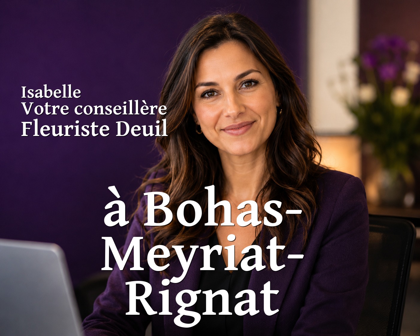 Isabelle, votre conseillère Fleuriste Deuil à Bohas-Meyriat-Rignat