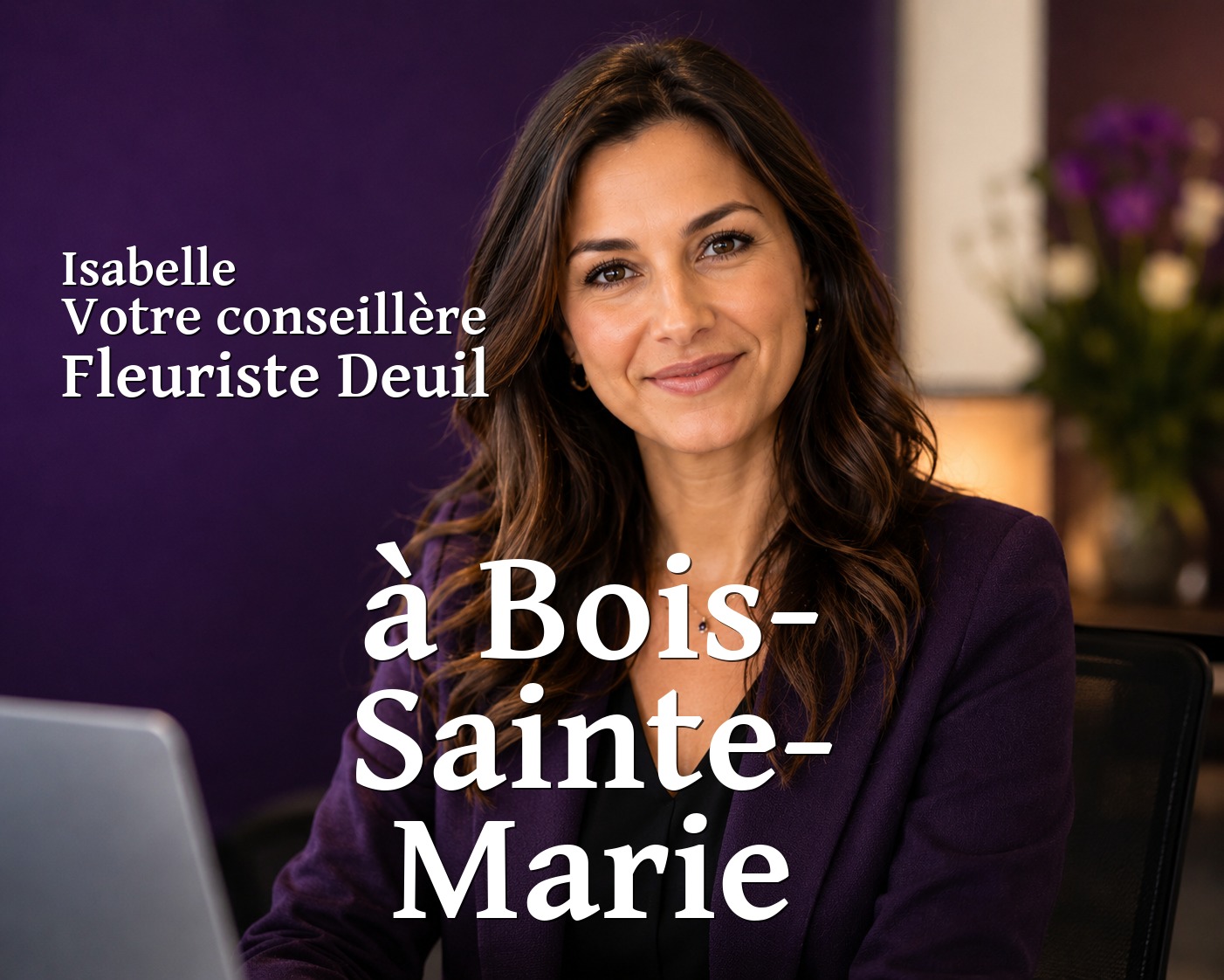 Isabelle, votre conseillère Fleuriste Deuil à Bois-Sainte-Marie