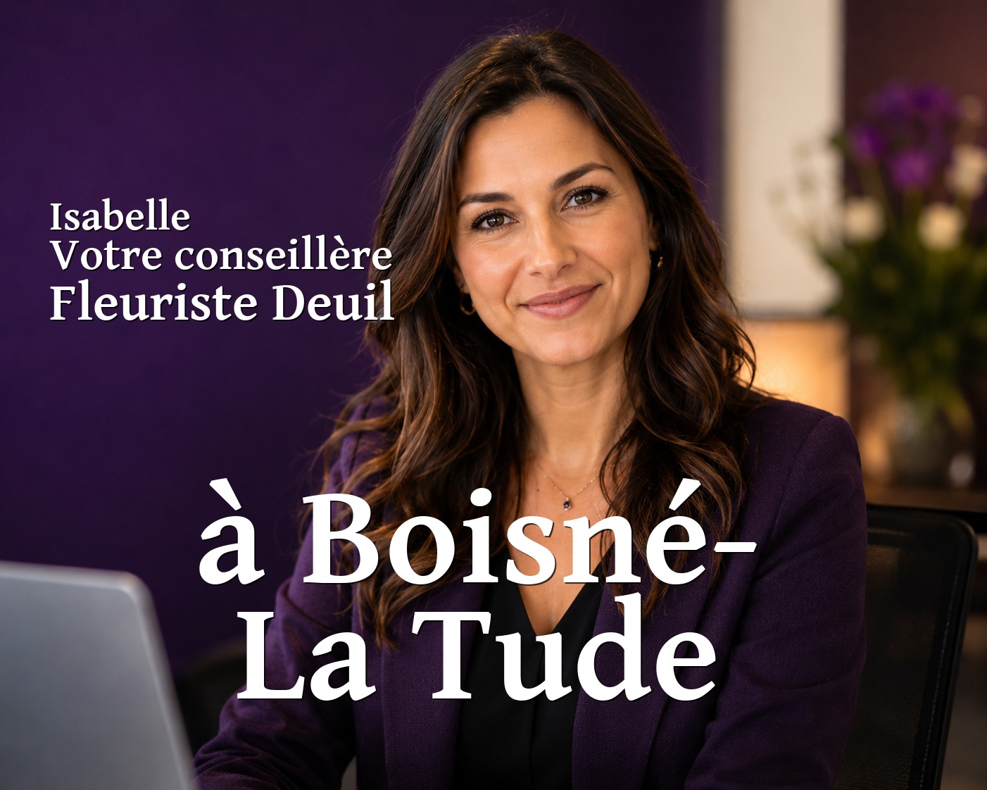 Isabelle, votre conseillère Fleuriste Deuil à Boisné-La Tude