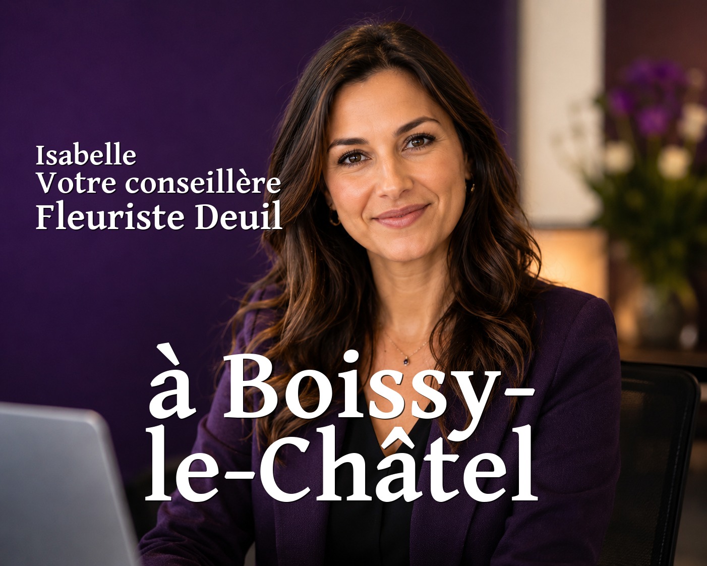 Isabelle, votre conseillère Fleuriste Deuil à Boissy-le-Châtel