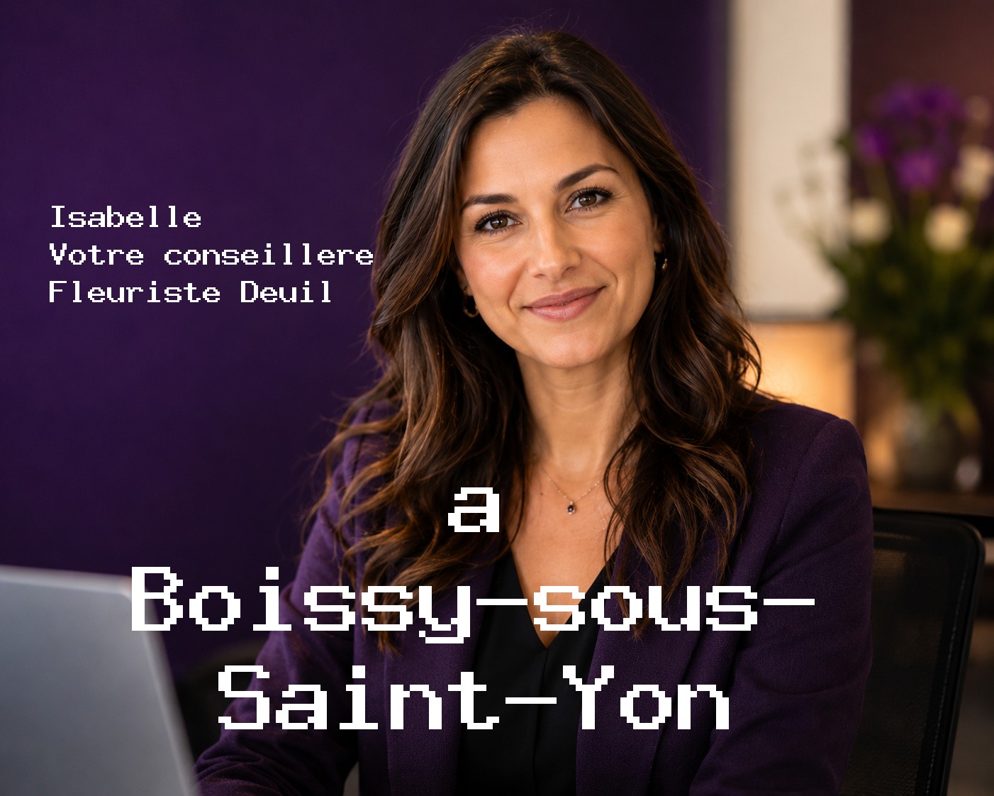 Isabelle, votre conseillère Fleuriste Deuil à Boissy-sous-Saint-Yon