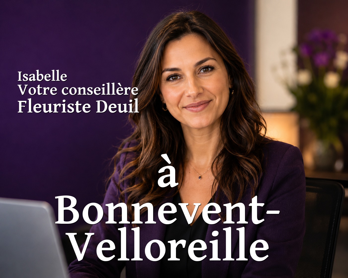 Isabelle, votre conseillère Fleuriste Deuil à Bonnevent-Velloreille