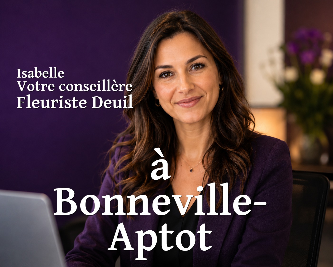Isabelle, votre conseillère Fleuriste Deuil à Bonneville-Aptot
