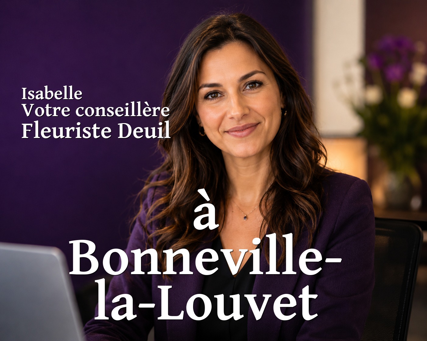 Isabelle, votre conseillère Fleuriste Deuil à Bonneville-la-Louvet