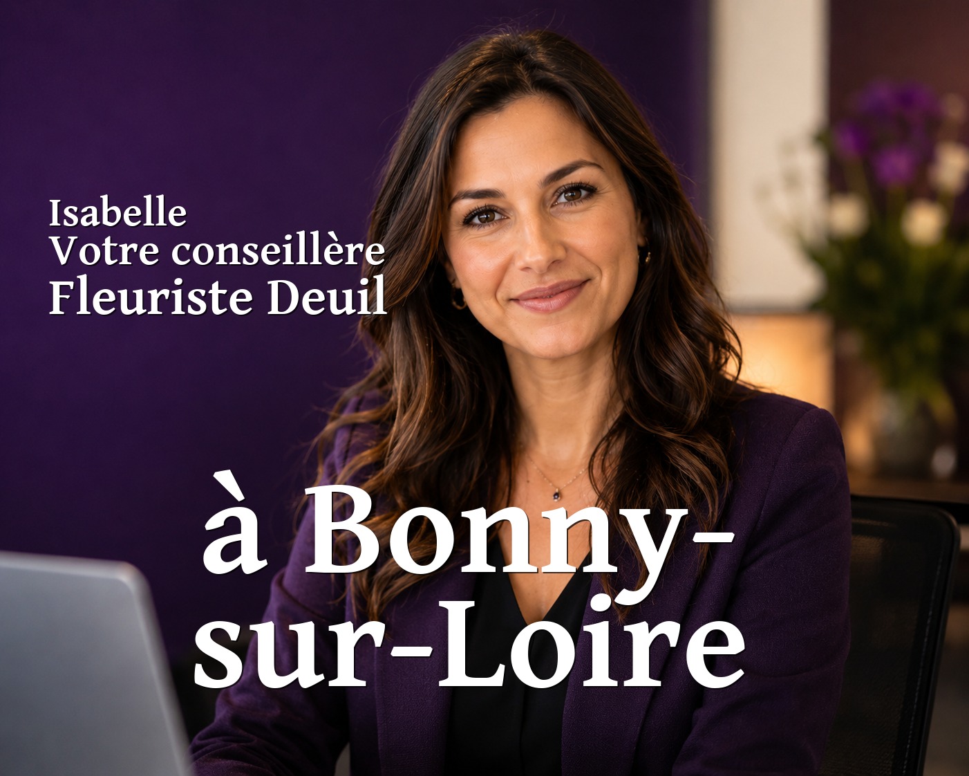 Isabelle, votre conseillère Fleuriste Deuil à Bonny-sur-Loire