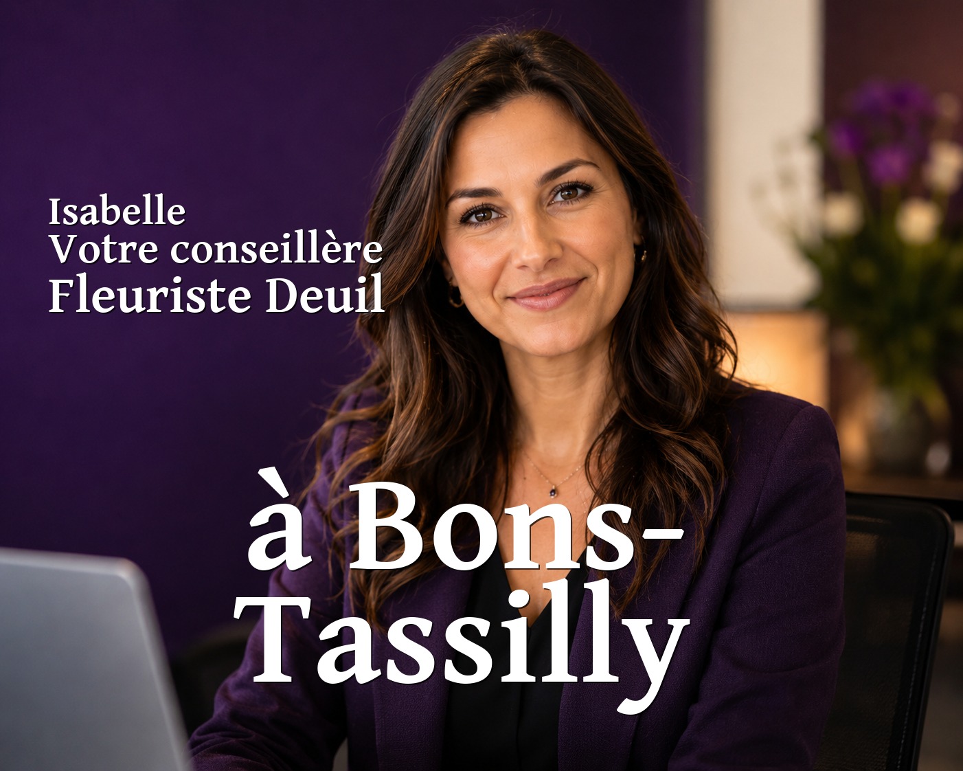 Isabelle, votre conseillère Fleuriste Deuil à Bons-Tassilly