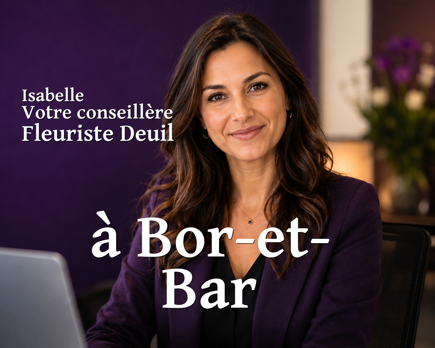 Isabelle, votre conseillère Fleuriste Deuil à Bor-et-Bar