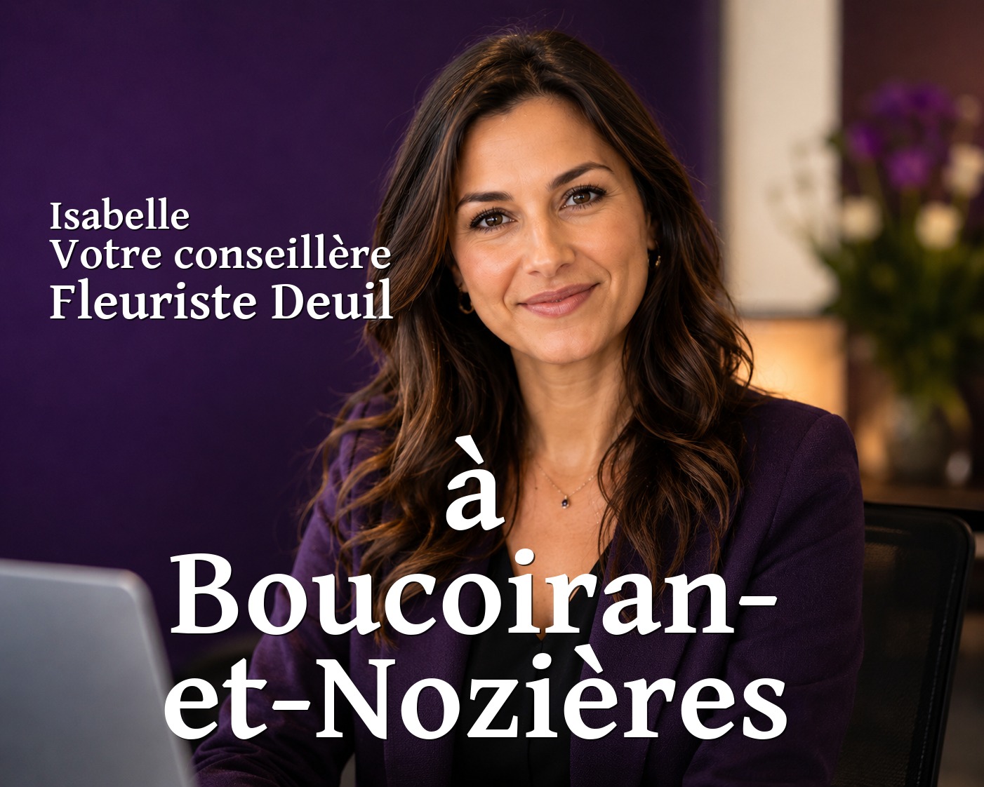Isabelle, votre conseillère Fleuriste Deuil à Boucoiran-et-Nozières