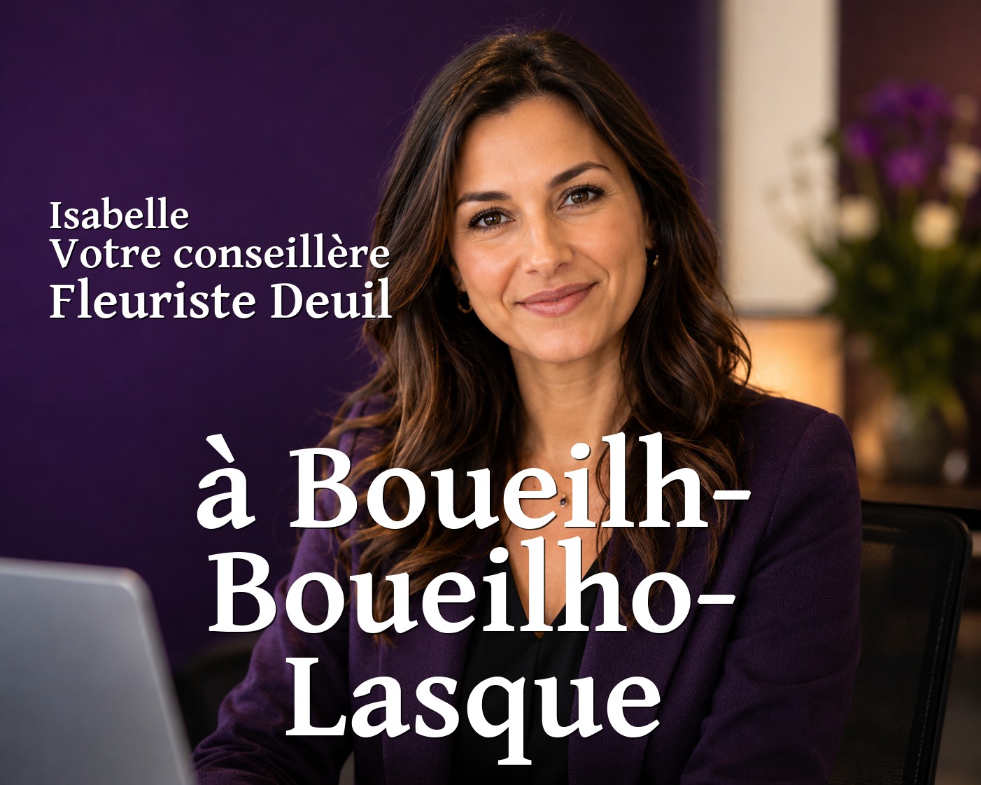 Isabelle, votre conseillère Fleuriste Deuil à Boueilh-Boueilho-Lasque
