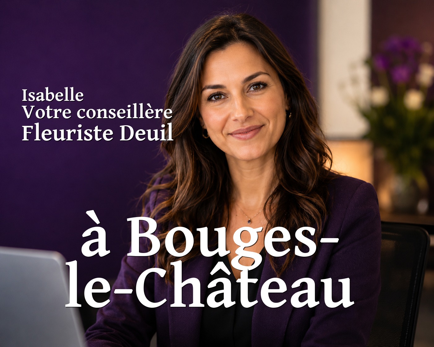 Isabelle, votre conseillère Fleuriste Deuil à Bouges-le-Château