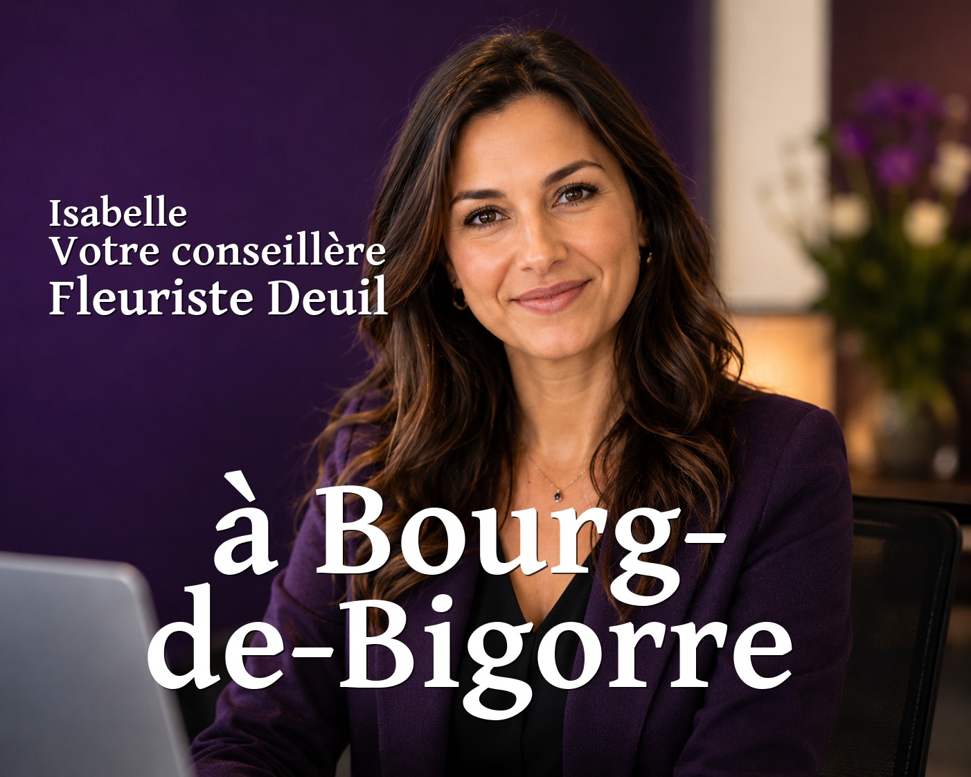 Isabelle, votre conseillère Fleuriste Deuil à Bourg-de-Bigorre
