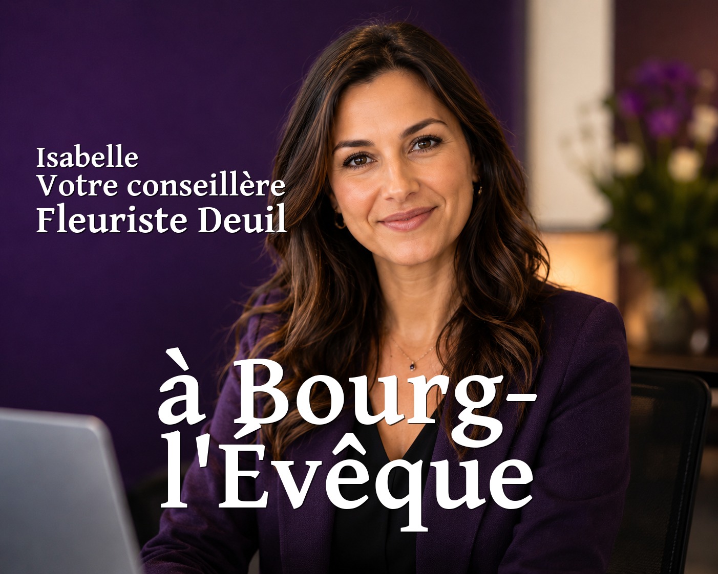Isabelle, votre conseillère Fleuriste Deuil à Bourg-l'Évêque