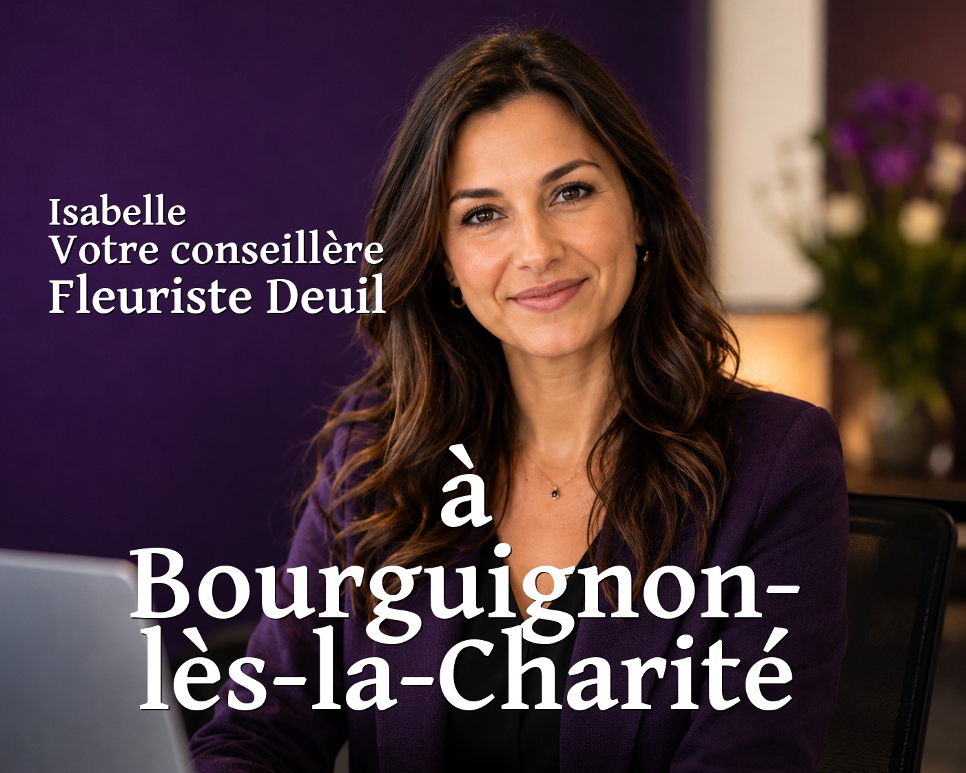Isabelle, votre conseillère Fleuriste Deuil à Bourguignon-lès-la-Charité