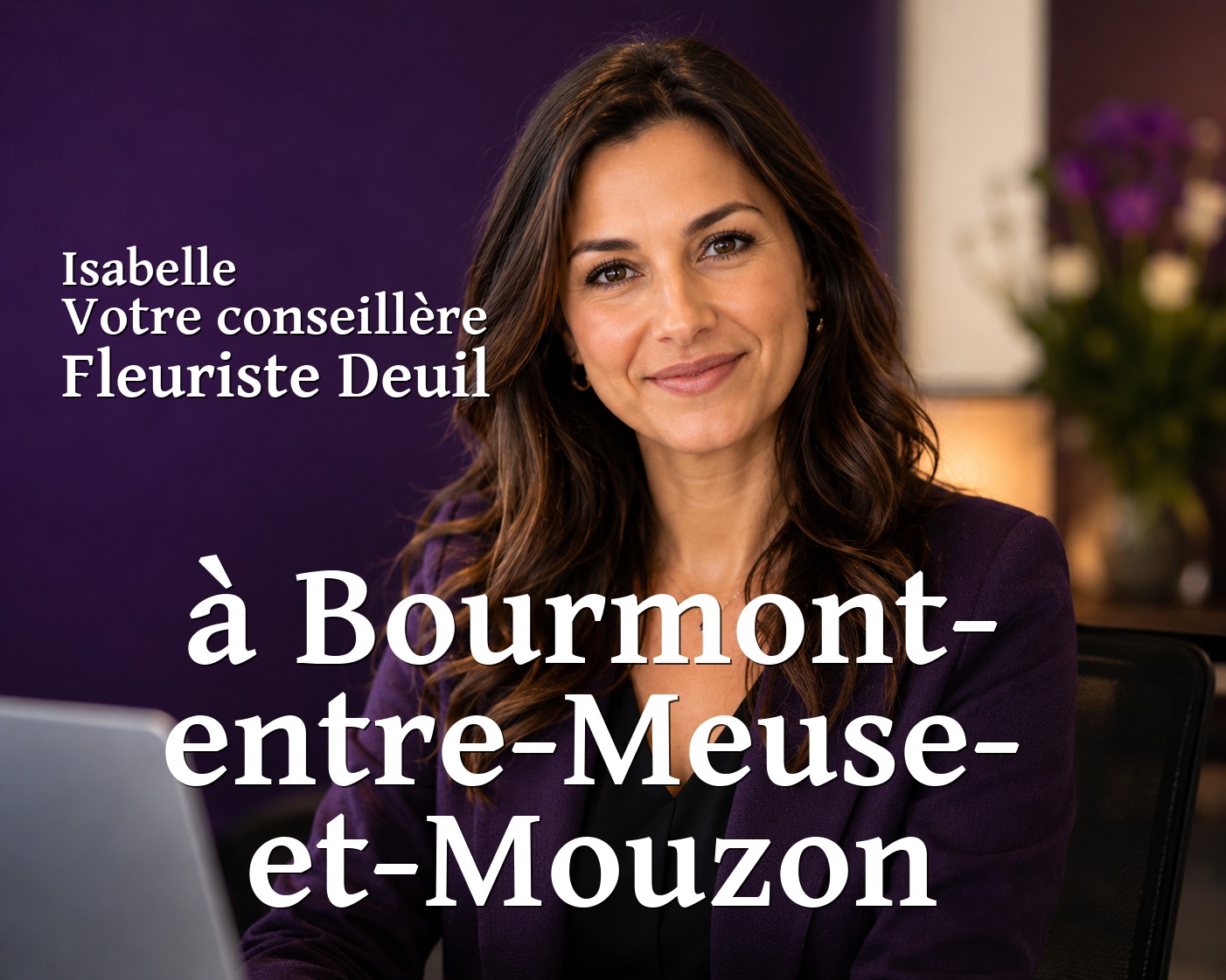 Isabelle, votre conseillère Fleuriste Deuil à Bourmont-entre-Meuse-et-Mouzon
