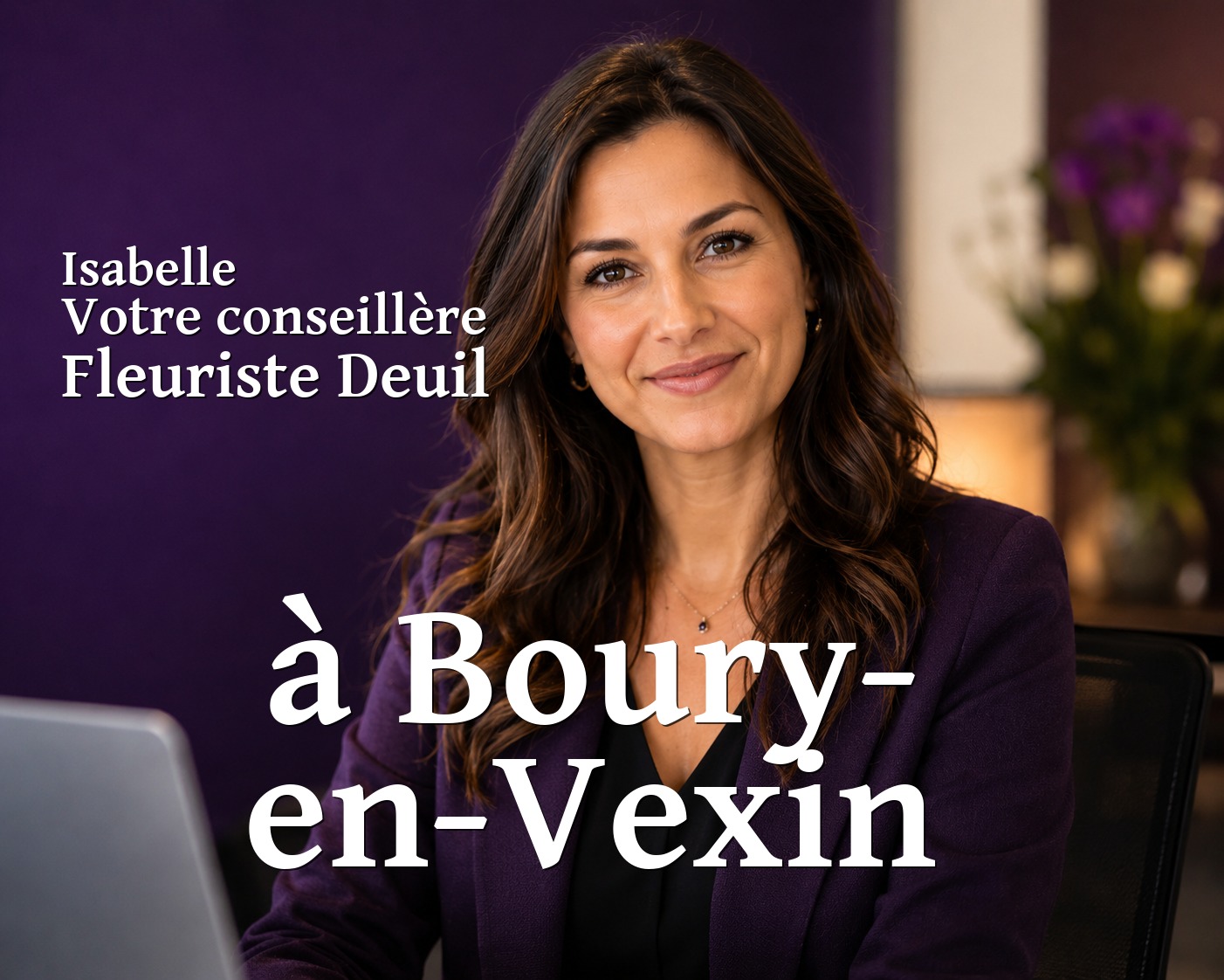 Isabelle, votre conseillère Fleuriste Deuil à Boury-en-Vexin