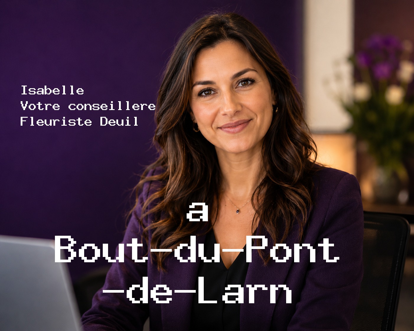 Isabelle, votre conseillère Fleuriste Deuil à Bout-du-Pont-de-Larn