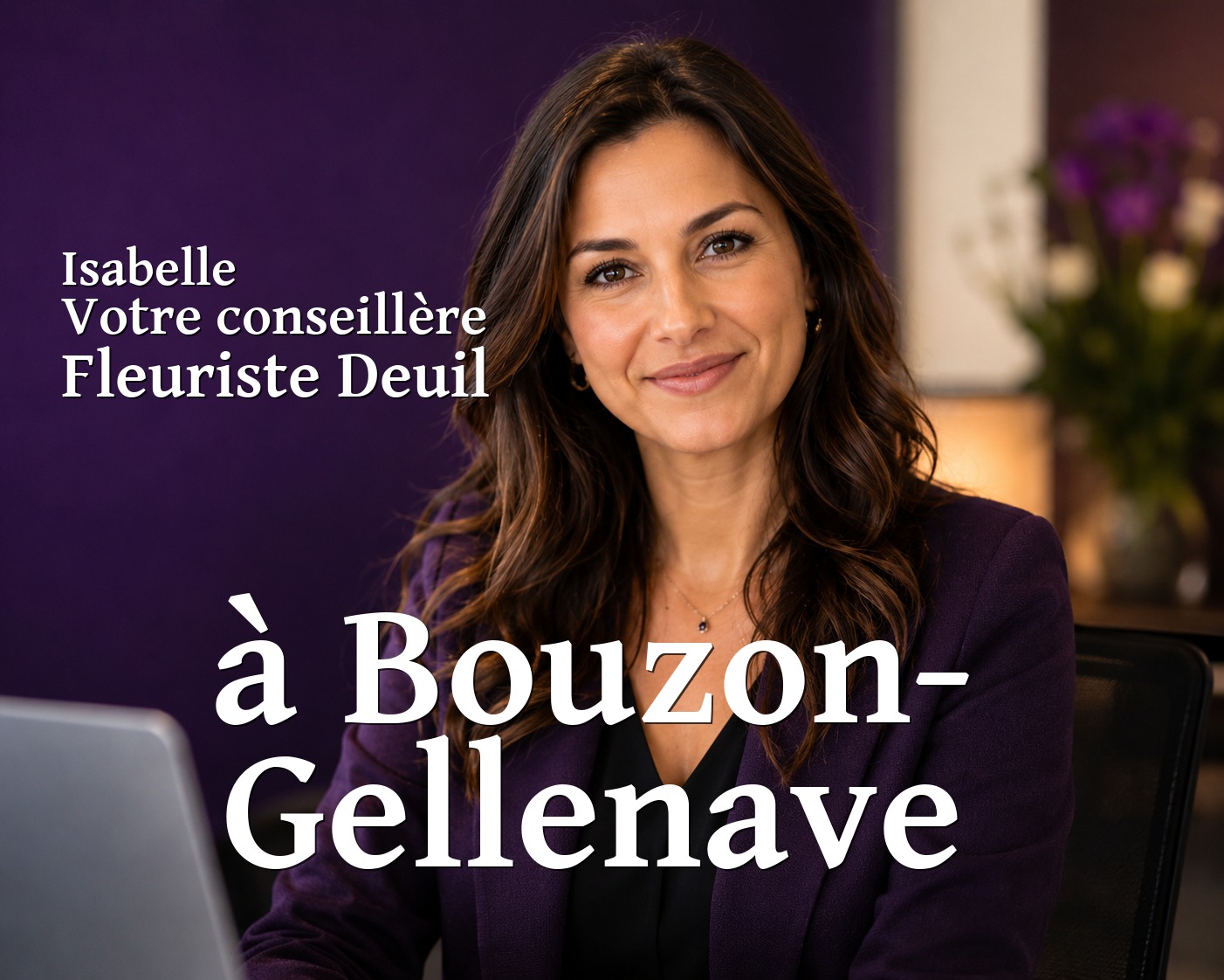 Isabelle, votre conseillère Fleuriste Deuil à Bouzon-Gellenave