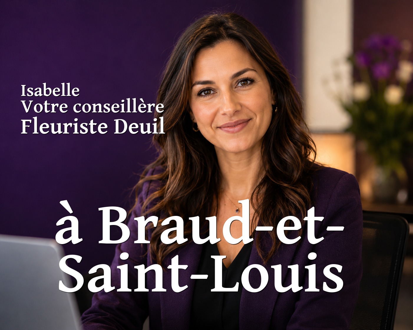 Isabelle, votre conseillère Fleuriste Deuil à Braud-et-Saint-Louis