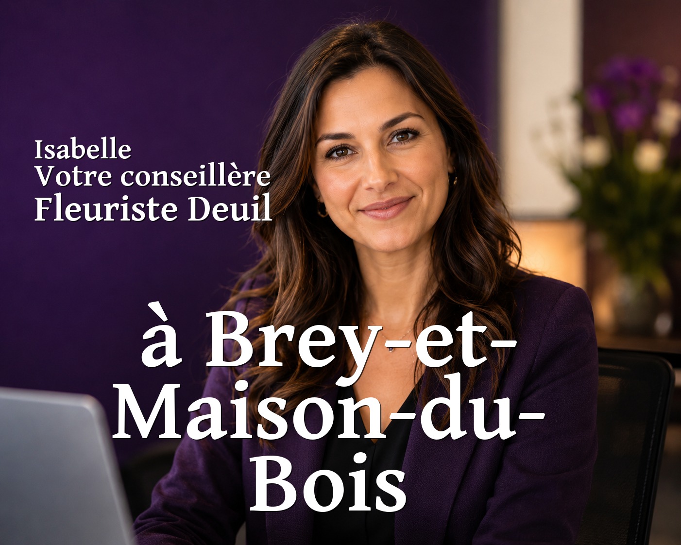 Isabelle, votre conseillère Fleuriste Deuil à Brey-et-Maison-du-Bois