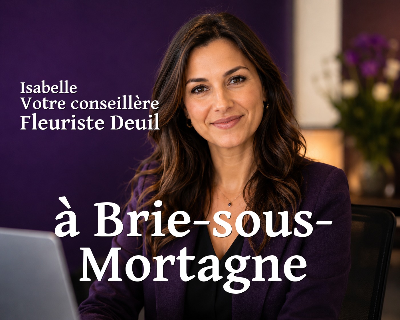 Isabelle, votre conseillère Fleuriste Deuil à Brie-sous-Mortagne
