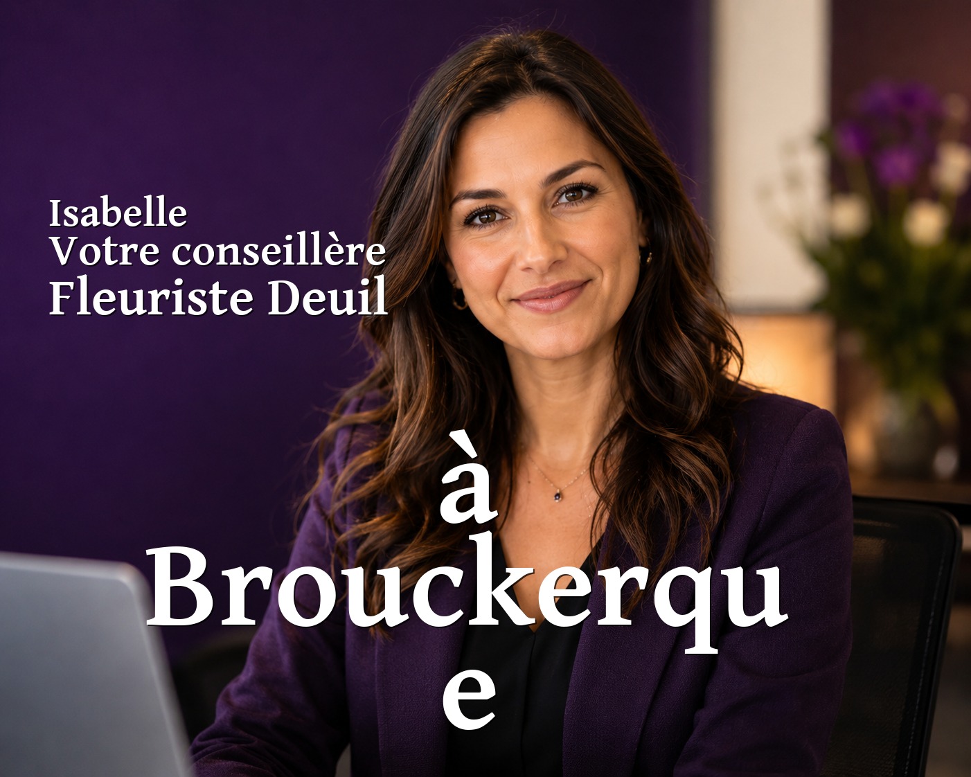 Isabelle, votre conseillère Fleuriste Deuil à Brouckerque
