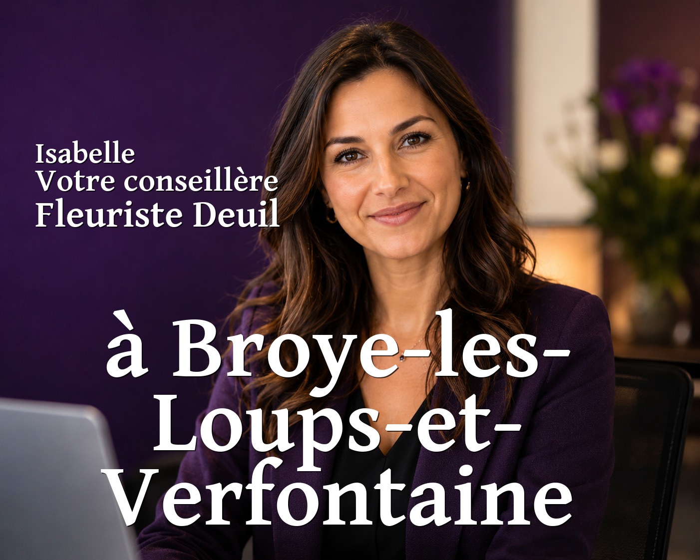 Isabelle, votre conseillère Fleuriste Deuil à Broye-les-Loups-et-Verfontaine
